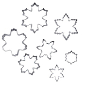 Cookie cutters: Snowflakes